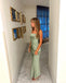 Elegant Green Sheath Strapless Maxi Long Party Prom Dresses,Evening Dress,13327