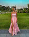 Gorgeous Pink A-line Long Party Prom Dresses To Impress,Evening Dress,13560