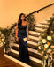 Sexy Navy Blue Mermaid Long Party Prom Dresses To Impress,Evening Dress,13500