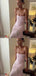 Gorgeous Pink Sheath Long Party Prom Dresses To Impress,Evening Dress,13559