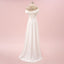 Elegant Ivory A-line With Beading Maxi Long Party Prom Dresses,Evening Dress,13307