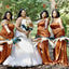 Mismatched Mermaid Maxi Long Bridesmaid Dresses For Wedding Party,WG1623