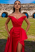 Sexy Red Sheath Off Shoulder Maxi Long Party Prom Dresses, Evening Dress,13132