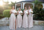 Simple One Shoulder A-line Side Slit Maxi Long Wedding Guest Bridesmaid Dresses,WG1535