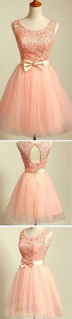 2017 peach pink lace lovely for teens modest formal homecoming prom gowns dress,BD0080
