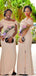 Charming Champagne Mermaid Cheap Long Bridesmaid Dresses,WG1307