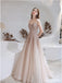 Elegant A-line Strapless Sweetheart Long Prom Dresses Online,Evening Party Dresses,12574