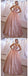Gorgeous Pink A-line V-neck Maxi Long Prom Dresses,Evening Dresses,12980