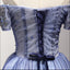 Off Shoulder Short Sleeve See Through Homecoming Prom Dresses, Affordable Short Party Corset Back Prom Dresses, Perfect Homecoming Dresses, CM222