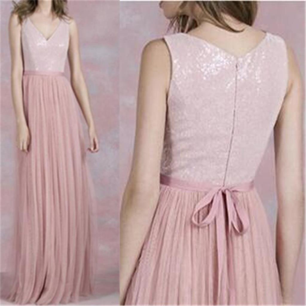 Pink Prom Dresses,V-Neck Prom Dresses,Tulle Prom Dresses,Sweet Prom Dresses,Party Dresses ,Cocktail Prom Dresses ,Evening Dresses,Long Prom Dress,Prom Dresses Online,PD0175