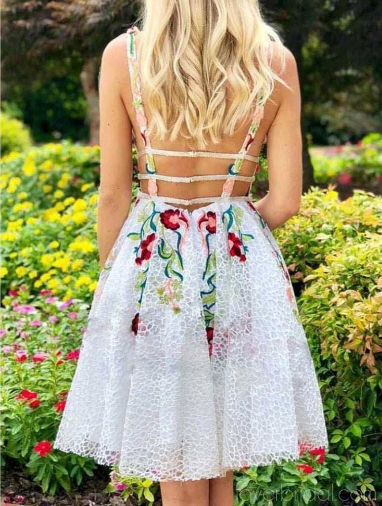 Sexy Backless Cheap Homecoming Dresses Online, Cheap Short Prom Dresses, CM738