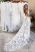 Sexy Backless Lace Mermaid Wedding Dresses Online, Cheap Unique Bridal Dresses, WD589