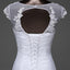 Sexy Open Back Cap Sleeve Detachable Skirt Lace Mermaid Wedding Bridal Dresses, Custom Made Wedding Dresses, Affordable Wedding Bridal Gowns, WD241