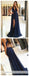 Sexy Open Back Halter Navy Long Evening Prom Dresses, Cheap Sweet 16 Dresses, 18309