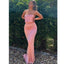 Sexy Pink Mermaid Sweetheart Cheap Long Bridesmaid Dresses,WG1312