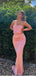 Sexy Pink Mermaid Sweetheart Cheap Long Bridesmaid Dresses,WG1312