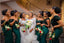 Sparkly Green Mermaid Off Shoulder Cheap Long Bridesmaid Dresses,WG1428
