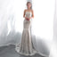 Straight Neckline Lace Mermaid Cheap Wedding Dresses Online, Unique Bridal Dresses, WD572