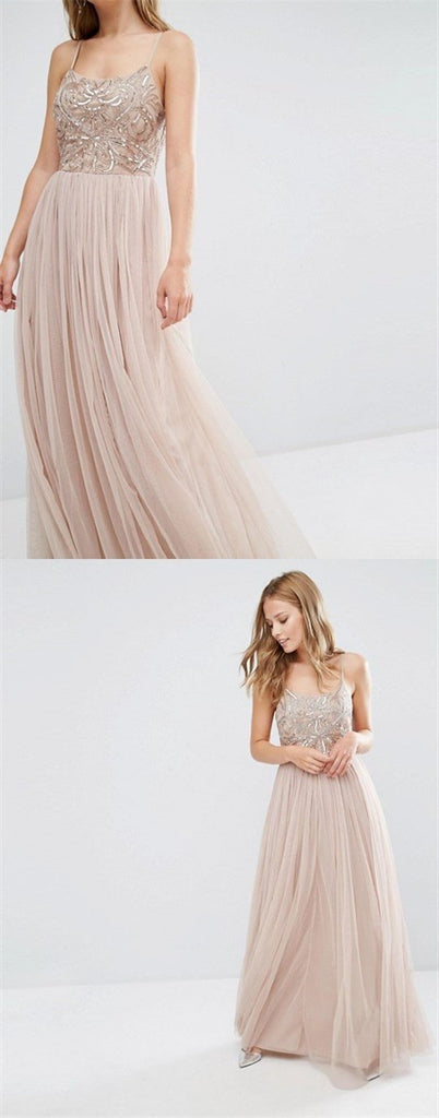 Tulle  Prom Dresses,Spaghetti Straps Prom Dresses,Custom  Dresses,Lovely Prom Dresses , Simple Prom Dresses,Cocktail Prom Dresses ,Evening Dresses,Long Prom Dress,Prom Dresses Online,PD0153